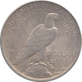 1922 SILVER PEACE DOLLAR USA - SILVER WORLD COINS - Cambridgeshire Coins