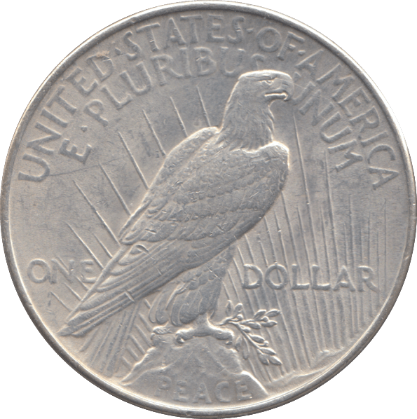 1922 SILVER PEACE DOLLAR USA - SILVER WORLD COINS - Cambridgeshire Coins