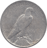 1922 SILVER PEACE DOLLAR USA - SILVER WORLD COINS - Cambridgeshire Coins