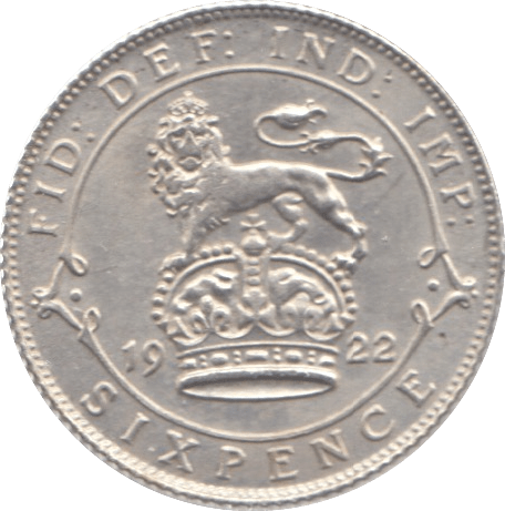 1922 SIXPENCE ( AUNC ) - Sixpence - Cambridgeshire Coins