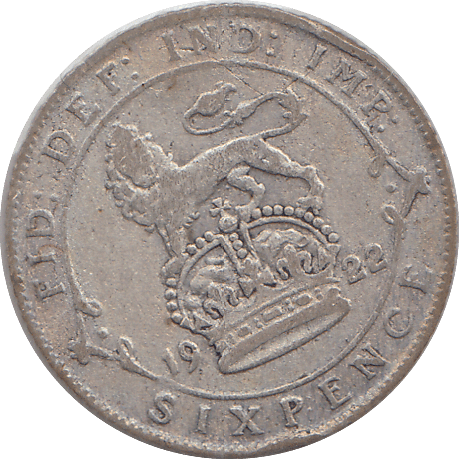 1922 SIXPENCE ( FINE ) - SIXPENCE - Cambridgeshire Coins