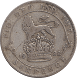 1922 SIXPENCE ( FINE ) - SIXPENCE - Cambridgeshire Coins