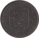 1923 1/12 SHILLING JERSEY - SILVER WORLD COINS - Cambridgeshire Coins
