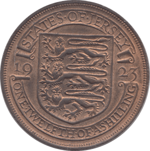 1923 1/12 SHILLING JERSEY - WORLD COINS - Cambridgeshire Coins