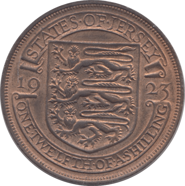 1923 1/12 SHILLING JERSEY - WORLD COINS - Cambridgeshire Coins