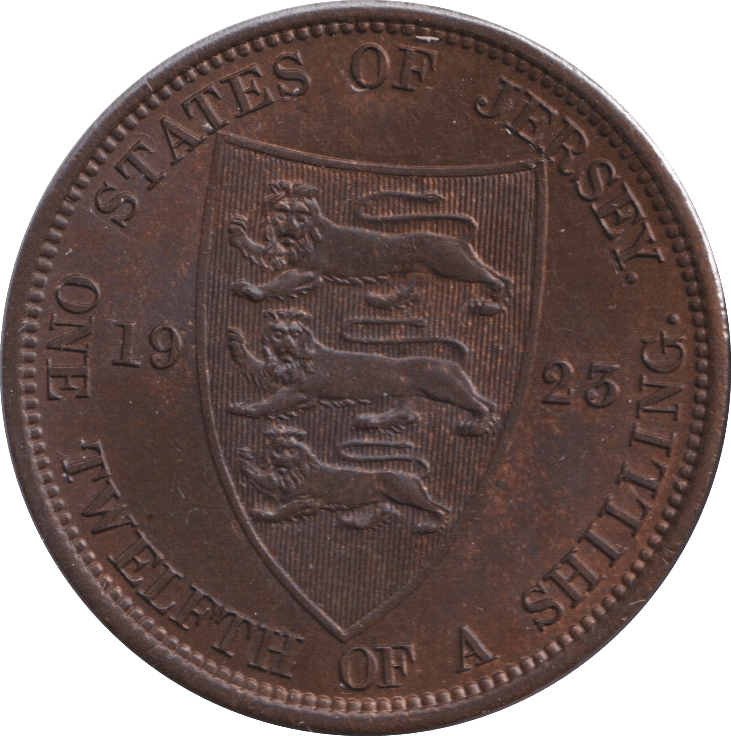 1923 1/12 SHILLING - PENNY - Cambridgeshire Coins