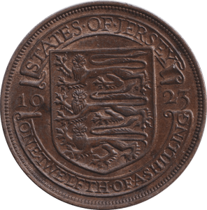 1923 1/12 SHILLING - PENNY - Cambridgeshire Coins