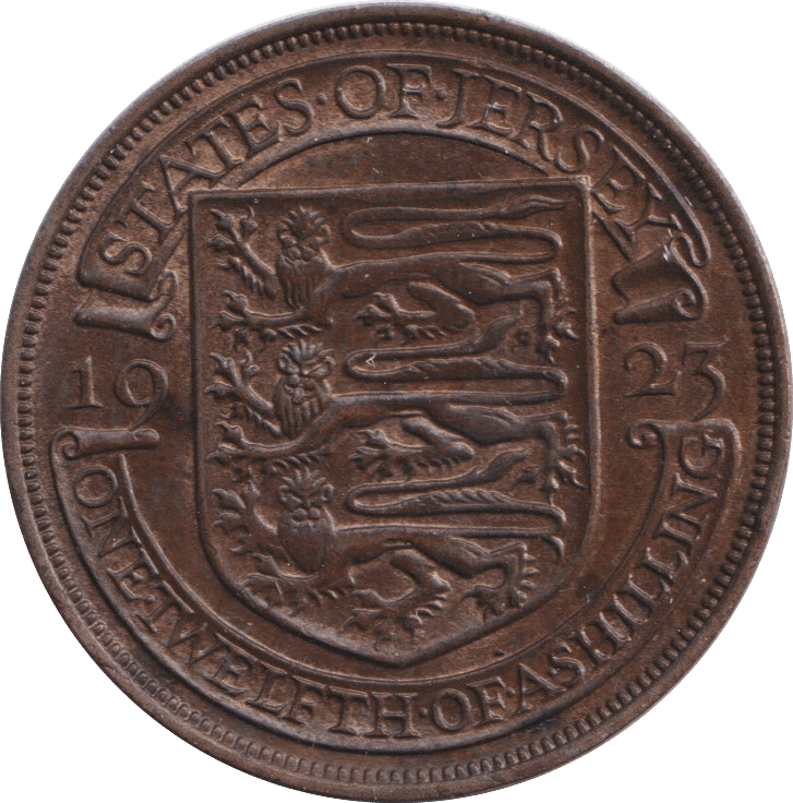 1923 1/12 SHILLING - PENNY - Cambridgeshire Coins