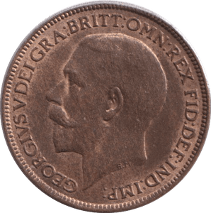1923 FARTHING ( AUNC ) - FARTHING - Cambridgeshire Coins
