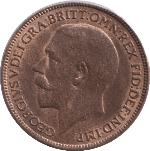 1923 FARTHING ( AUNC ) - FARTHING - Cambridgeshire Coins