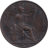 1923 FARTHING ( FINE ) - FARTHING - Cambridgeshire Coins