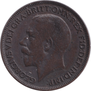 1923 FARTHING ( FINE ) - FARTHING - Cambridgeshire Coins