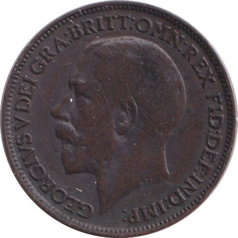 1923 FARTHING ( FINE ) - FARTHING - Cambridgeshire Coins