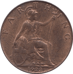 1923 FARTHING ( UNC ) - FARTHING - Cambridgeshire Coins