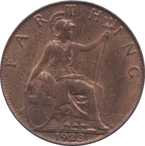 1923 FARTHING ( UNC ) - FARTHING - Cambridgeshire Coins