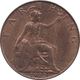 1923 FARTHING ( UNC ) - FARTHING - Cambridgeshire Coins