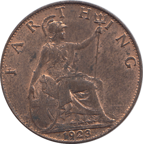 1923 FARTHING ( UNC ) - FARTHING - Cambridgeshire Coins