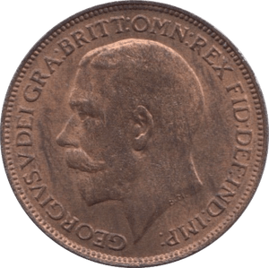 1923 FARTHING ( UNC ) - FARTHING - Cambridgeshire Coins