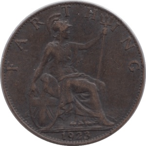 1923 FARTHING ( VF ) - Farthing - Cambridgeshire Coins