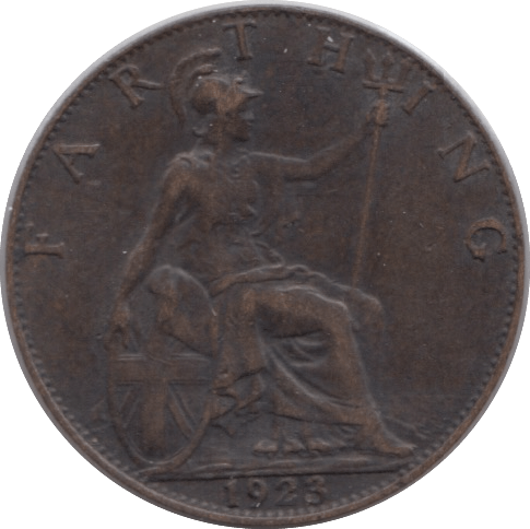 1923 FARTHING ( VF ) - Farthing - Cambridgeshire Coins