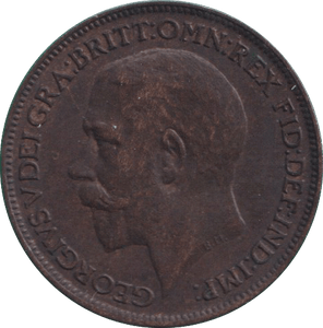 1923 FARTHING ( VF ) - FARTHING - Cambridgeshire Coins