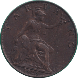 1923 FARTHING ( VF ) - FARTHING - Cambridgeshire Coins