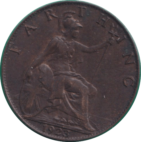 1923 FARTHING ( VF ) - FARTHING - Cambridgeshire Coins