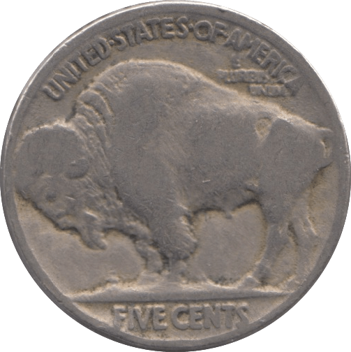 1923 FIVE CENTS USA - WORLD COINS - Cambridgeshire Coins