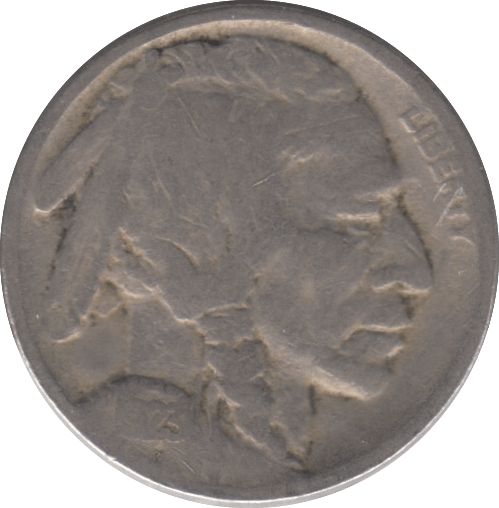 1923 FIVE CENTS USA - WORLD COINS - Cambridgeshire Coins