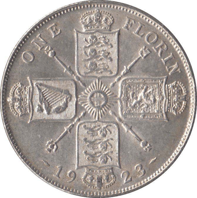 1923 FLORIN ( AUNC ) - FLORIN - Cambridgeshire Coins