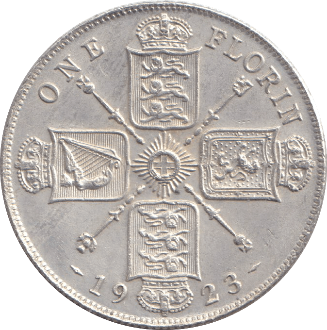 1923 FLORIN ( AUNC ) - FLORIN - Cambridgeshire Coins