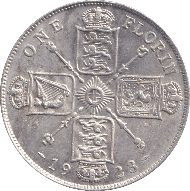 1923 FLORIN ( AUNC ) - FLORIN - Cambridgeshire Coins