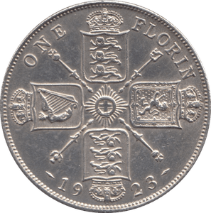 1923 FLORIN ( EF ) - FLORIN - Cambridgeshire Coins