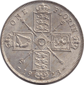 1923 FLORIN ( EF ) - FLORIN - Cambridgeshire Coins