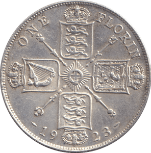 1923 FLORIN ( EF ) - FLORIN - Cambridgeshire Coins