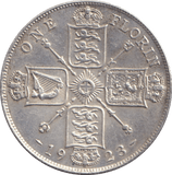 1923 FLORIN ( EF ) - FLORIN - Cambridgeshire Coins