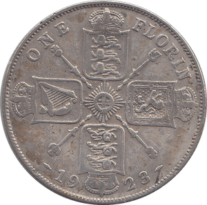 1923 FLORIN ( FINE ) - FLORIN - Cambridgeshire Coins