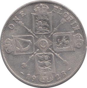1923 FLORIN ( FINE ) - FLORIN - Cambridgeshire Coins