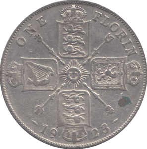 1923 FLORIN ( GF ) - FLORIN - Cambridgeshire Coins
