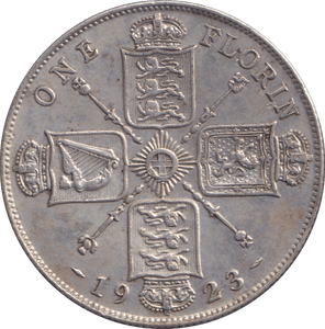 1923 FLORIN ( GVF ) - FLORIN - Cambridgeshire Coins