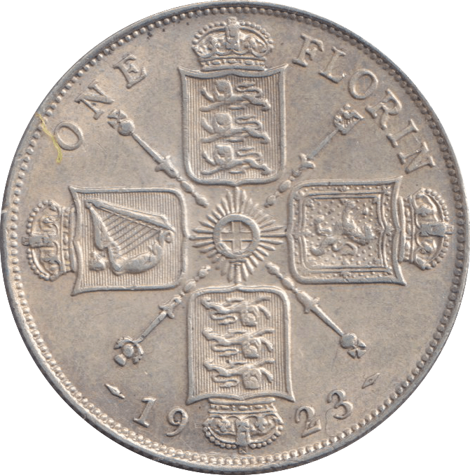 1923 FLORIN ( GVF ) - FLORIN - Cambridgeshire Coins