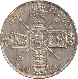 1923 FLORIN ( GVF ) - FLORIN - Cambridgeshire Coins