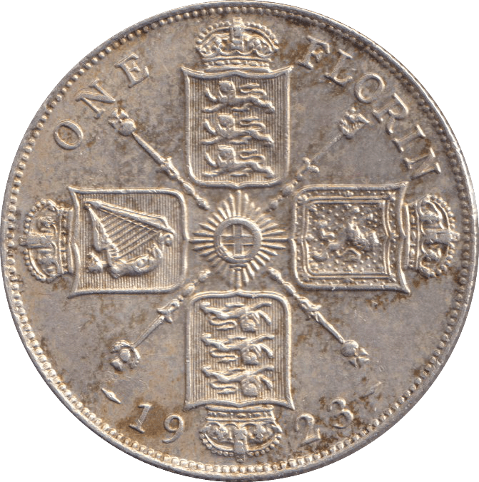 1923 FLORIN ( GVF ) - FLORIN - Cambridgeshire Coins