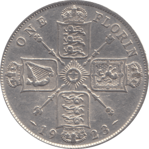 1923 FLORIN ( VF ) - FLORIN - Cambridgeshire Coins