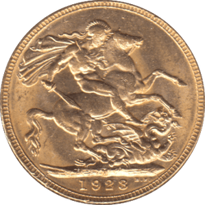 1923 GOLD SOVEREIGN MELBOURNE MINT ( UNC ) - SOVEREIGN - Cambridgeshire Coins