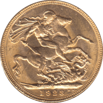 1923 GOLD SOVEREIGN MELBOURNE MINT ( UNC ) - SOVEREIGN - Cambridgeshire Coins