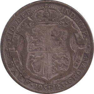 1923 HALF CROWN ( NF ) - HALFCROWN - Cambridgeshire Coins