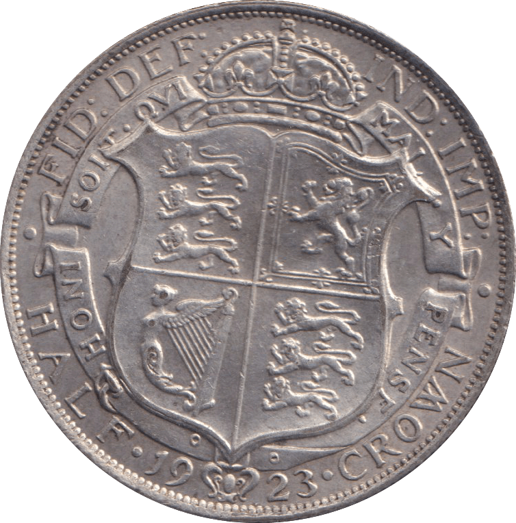 1923 HALFCROWN ( EF ) - HALFCROWN - Cambridgeshire Coins