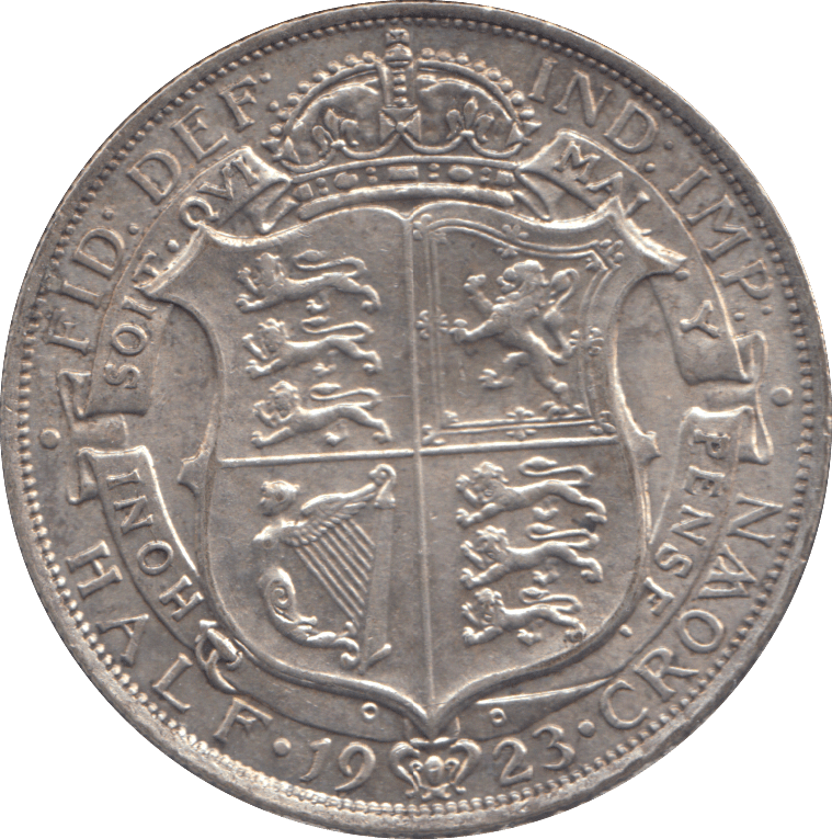 1923 HALFCROWN ( EF ) - HALFCROWN - Cambridgeshire Coins