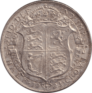 1923 HALFCROWN ( EF ) - HALFCROWN - Cambridgeshire Coins